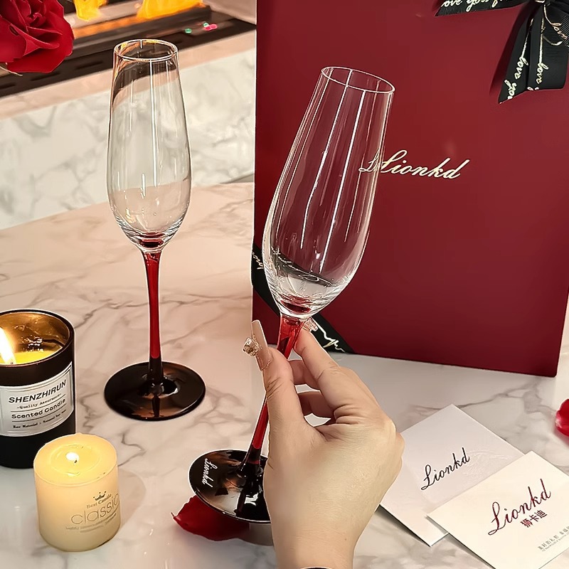 Set di bicchieri da champagne  - Crystal Wine Glass recensione e prezzo